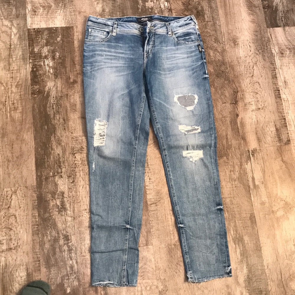 Silver jeans